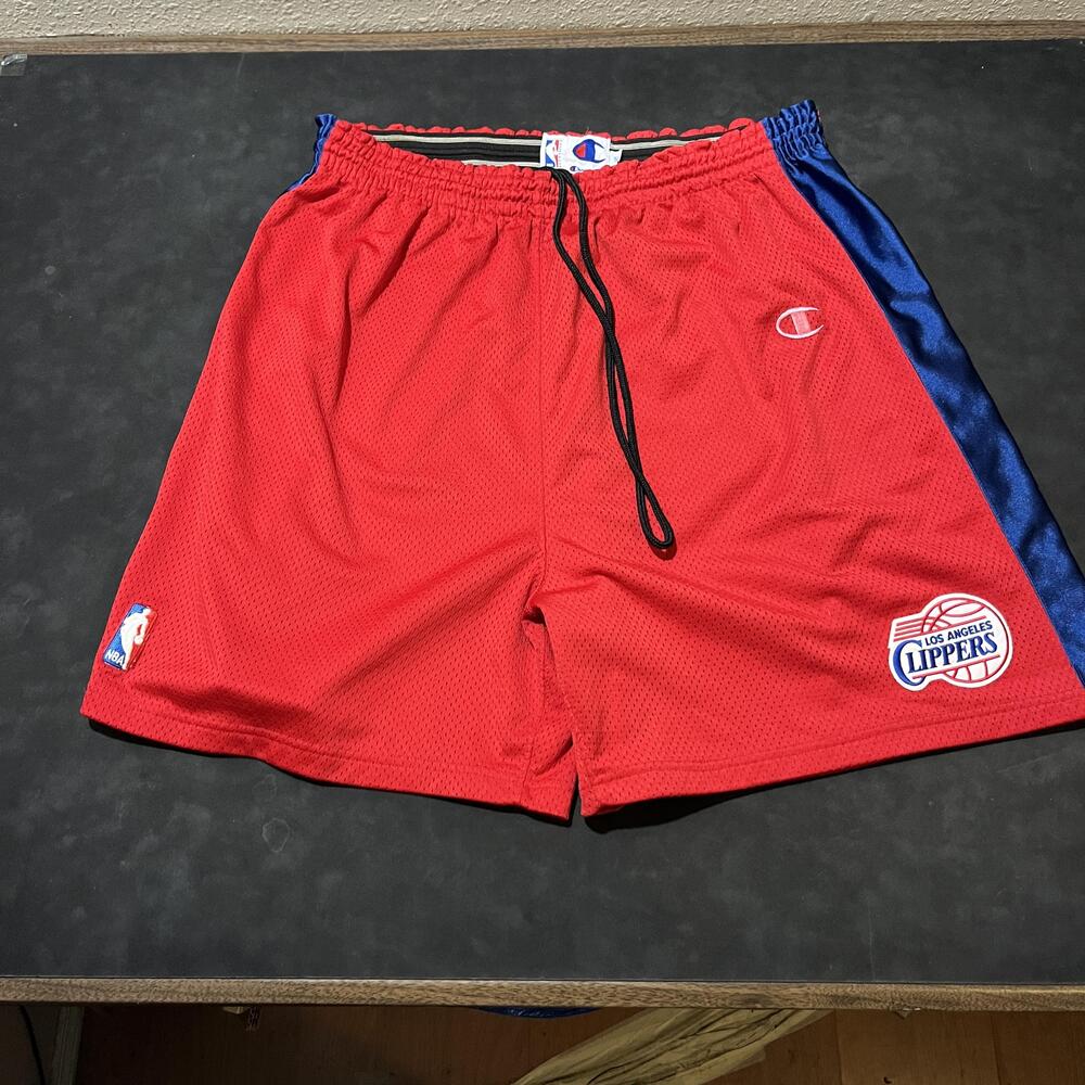 Vintage Los Angeles Clippers Shorts Player Issue Champion Men NBA Basketball 80s